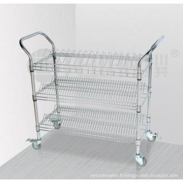 ESD Single Peak Reel Plate SMT Shelf Rack Trolley-15 ans NSF Approval Factory